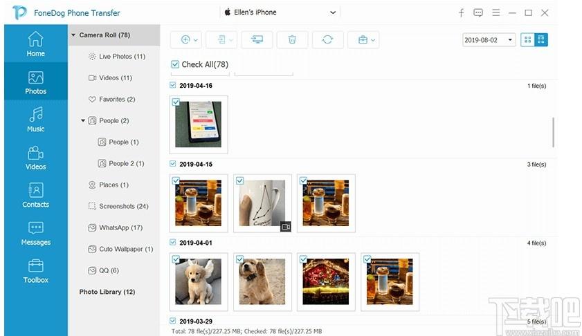 FoneDog Phone Transfer下载,手机电脑文件互传,文件管理,文件传输